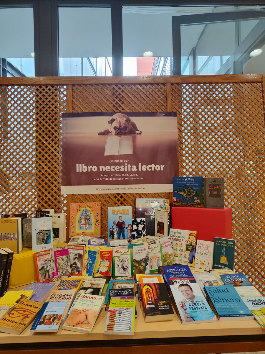 bibillescas's tweet photo. Dicen que el mejor amigo que podemos tener es el perro. Con los libros pasa igual, siempre puedes contar con ellos. Ayúdalos a encontrar un nuevo hogar. ¿Adoptas uno? Pásate por la Biblioteca Central y llévate uno a casa.#bibillescas #lecturas #adoptaunlibro https://t.co/g8rCerzykQ