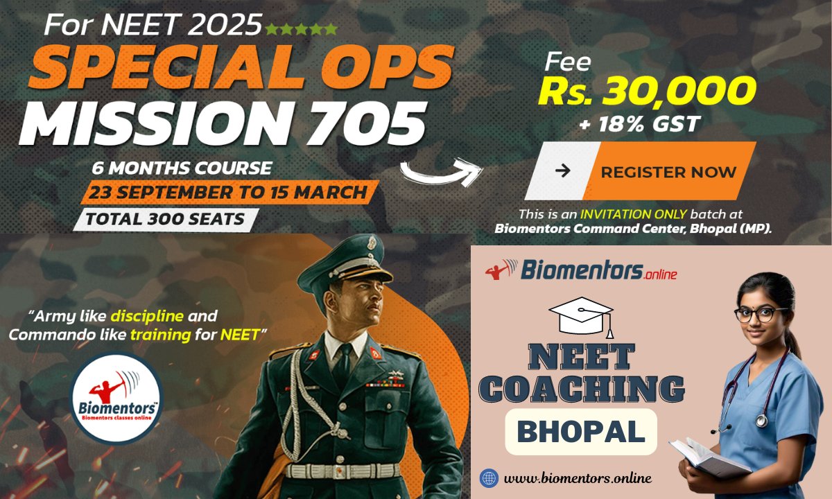 SolutionP_Shiv's tweet image. Achieve NEET Excellence with Special Ops - Mission 705: Your Path to Medical Success

Special Ops - Mission 705,  Biomentors NEET Coaching Command Centre, Bhopal

#NeetCoachingbhopal
#NeetCoachingClasses
#NeetCoachingCentrebhopal
#BestCochingForNeet

…ors-online-neet-coaching.blogspot.com/2024/08/specia…