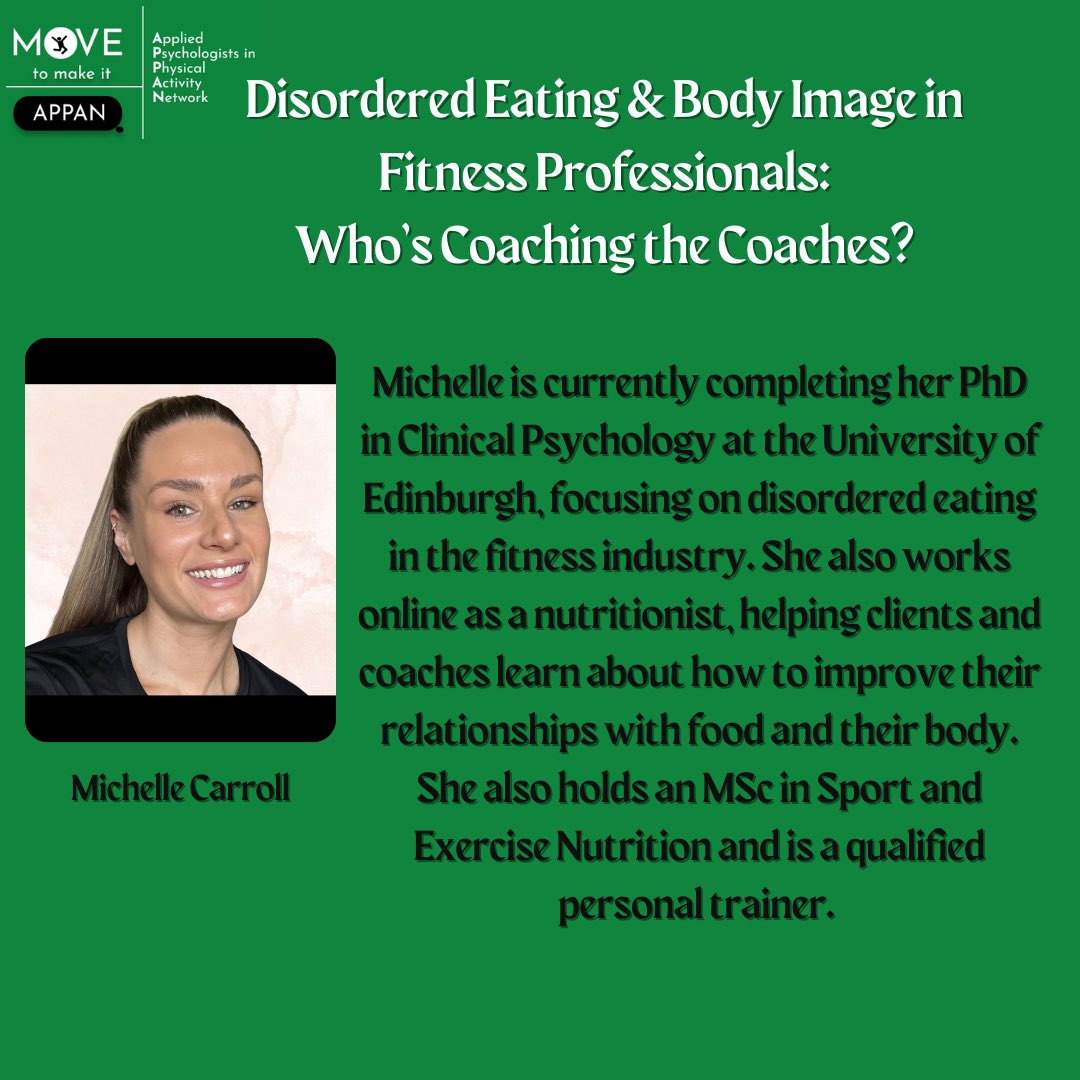 Applied Psychologists in Physical Activity Network tweet media