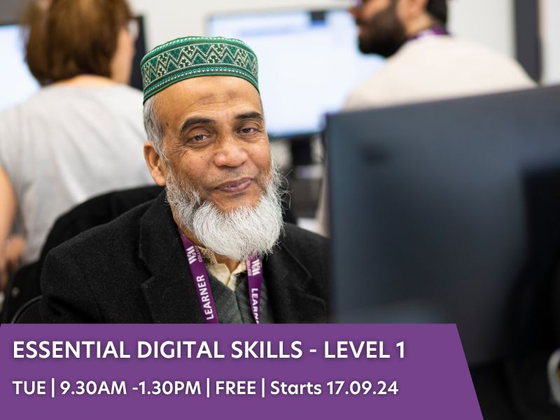 WMCollege's tweet image. Develop essential digital skills required for work, further study, or personal life on this FREE accredited course.

Find out more and enrol today 👉 bit.ly/3M3SNh7 

#learntothrive #digitalskills #adulteducation