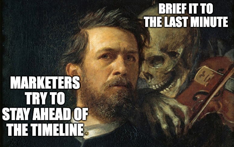 Need a quick turnaround? We're your go-to team! ⏱️ Fast turnarounds are our specialty, but with a bit more time, we can make your campaign shine even brighter. Whatever the deadline, we're here to ensure your creative looks its best! 💡✨ #mediamemes #marketinghumour