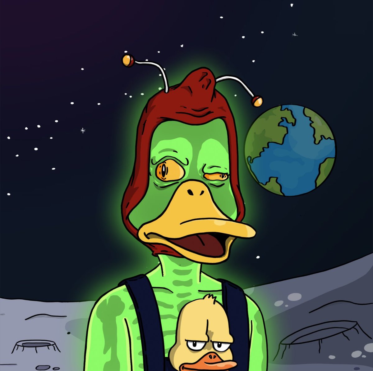 Picked up my first duck 🦆 <a href="/NoncoDucks/">Nonconformist Ducks</a> ,love the art look like buy 1 get 1 free 🦆😂
How did I do 🫣?