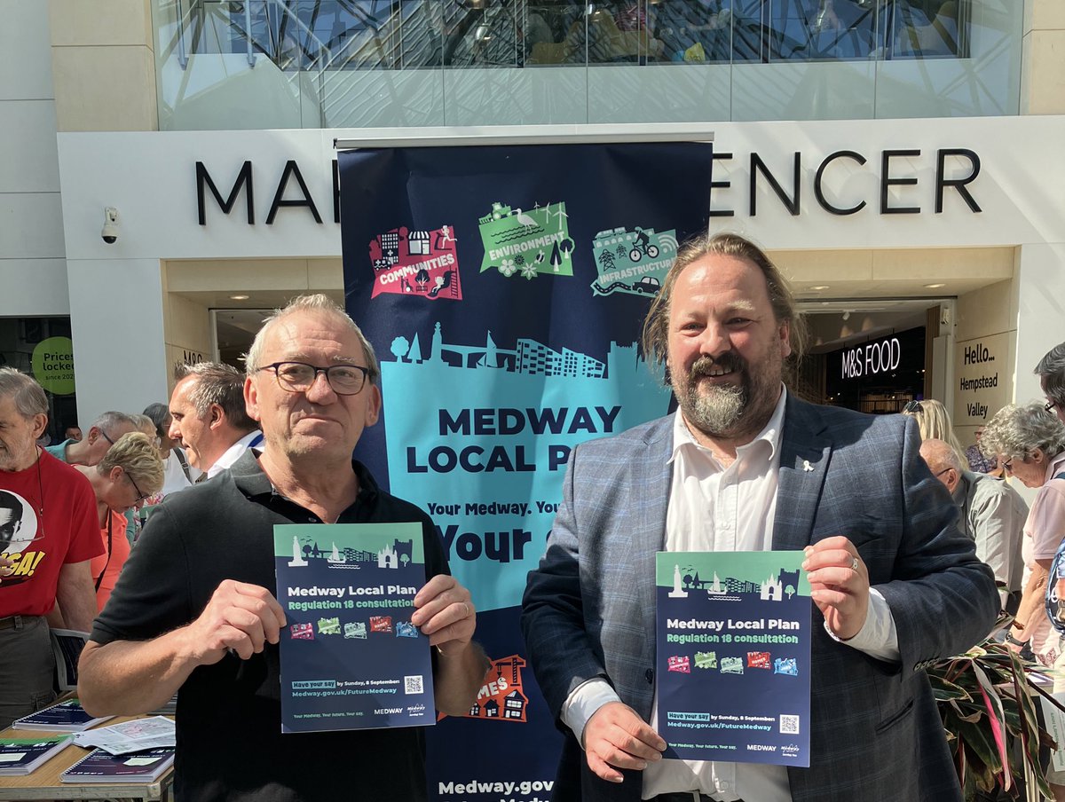 Pleased to join <a href="/medway_council/">Medway Council</a> staff and councillors at Hempstead Valley for latest consultation session on Medway Local Plan.

Good conversations and many local residents making representations. 

You can have your say here medway.gov.uk/localplan

#ProudToBeMedway