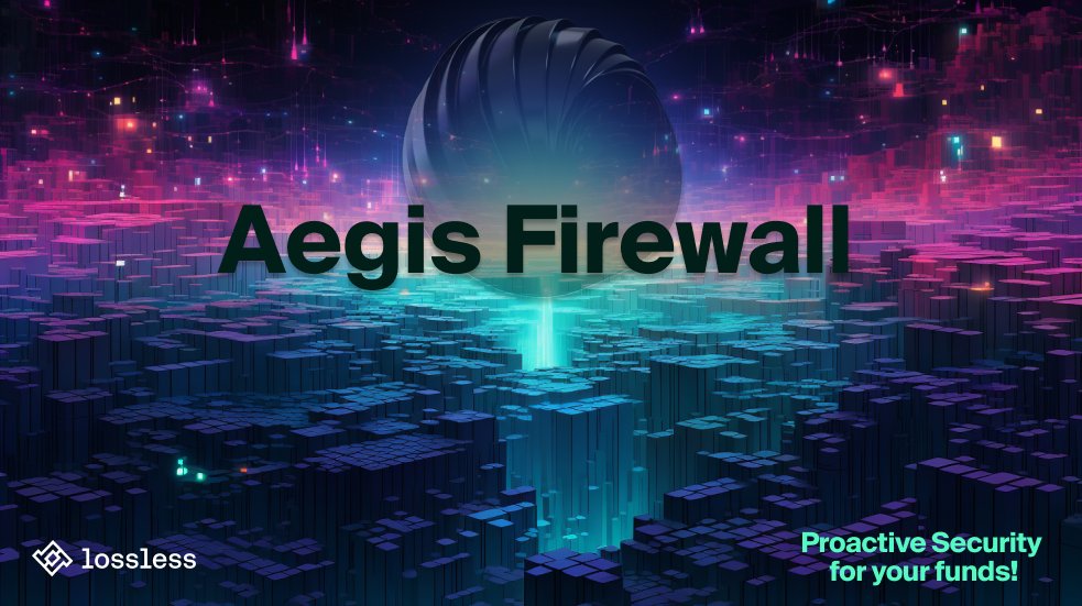losslessdefi's tweet image. Our Most Powerful dApp Feature: Aegis Firewall

The Aegis Firewall is a crowd favorite for a reason—it’s the ultimate safeguard for your assets. 
This powerful feature allows users to automatically secure their funds by moving them to a secure wallet at the first sign of an…