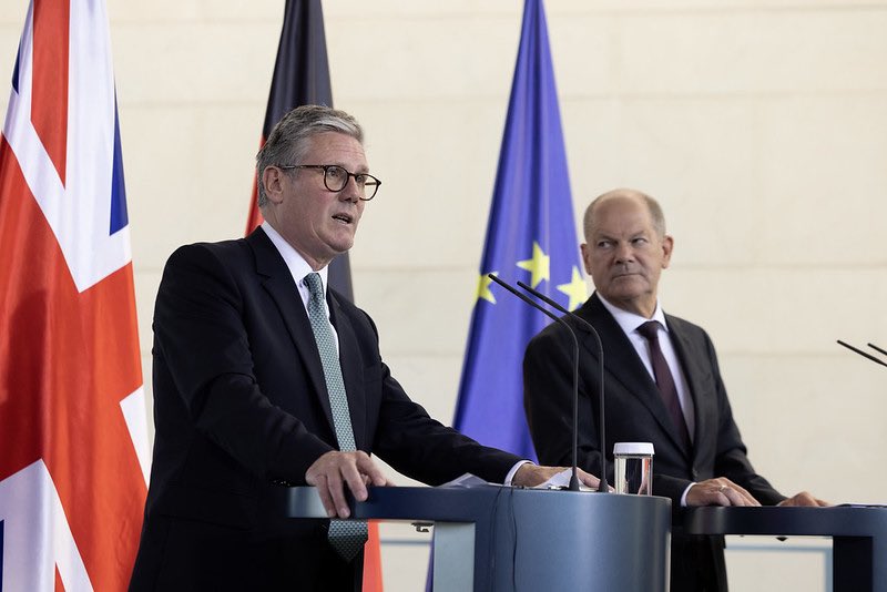 jillgallard's tweet photo. Der Besuch des PMs @Keir_Starmer endet mit einem klaren Bekenntnis zu unserer 🇬🇧🇩🇪 Partnerschaft. Die gemeinsame Erklärung betont die gegenseitige Entschlossenheit, die Kooperation weiter zu stärken &amp; zukunftsorientiert auszubauen. Danke an den @Bundeskanzler &amp; @AuswaertigesAmt https://t.co/74JP5T7sbG