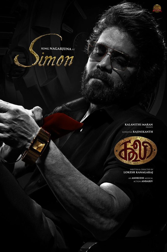 CineTrident's tweet photo. Introducing @iamnagarjuna as Simon, from the world of #Coolie 🔥😎

Wishing the versatile performer King #Nagarjuna a Happy Birthday!💥

@rajinikanth @Dir_Lokesh @anirudhofficial @anbariv https://t.co/T46O1c5mld