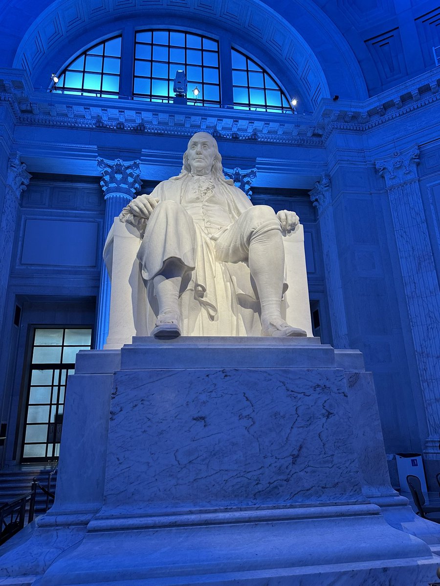 Benjamin Franklin references everywhere in Philly—second only to Cheesesteak. CTE <a href="/ZEBConference/">ZEB Con</a> event at majestic Franklin Institute was incredible.