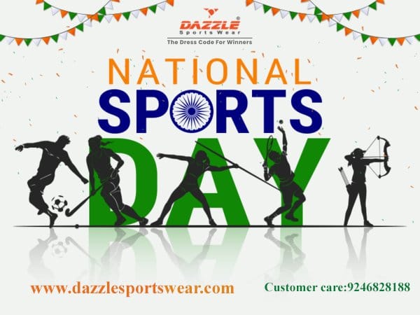 Gear up for National Sports Day with Dazzle, now available at dazzlesportswear.com
#dazzlesportswear #sportswear #sports #NationalSportsDay #indiansports