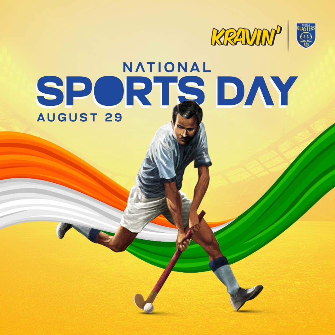 KravinIndia's tweet image. Celebrating National Sports Day today in honor of the legendary Major Dhyan Chand.

#NationalSportsDay #Kravin #KravinGoliSoda #kravincuisine #kravinchips #kravinbananachips #kravintish #kravinnapkins