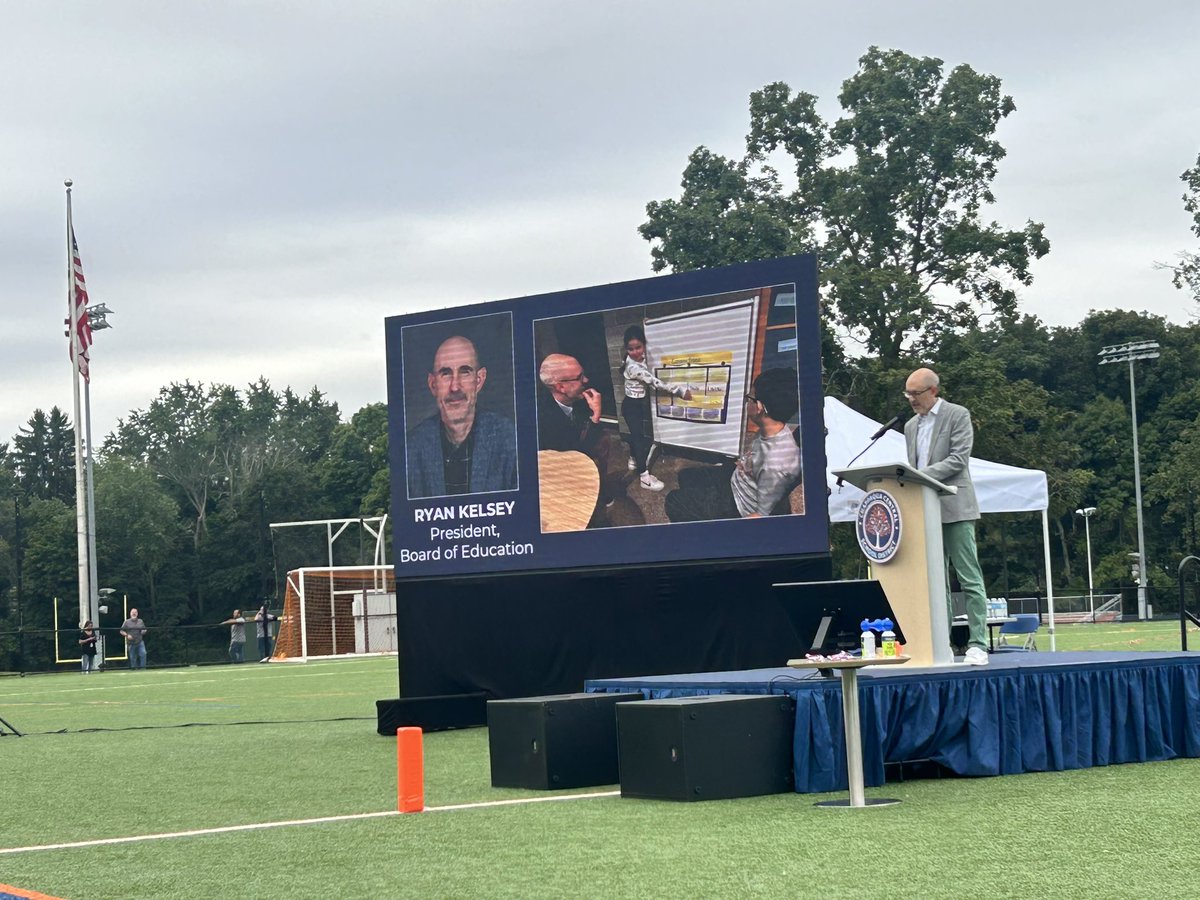 Opening day for #WeAreChappaqua - Welcoming new staff, Board President Kelsey’s remarks, Celebrating 25 year veterans, and more. It’s go time!