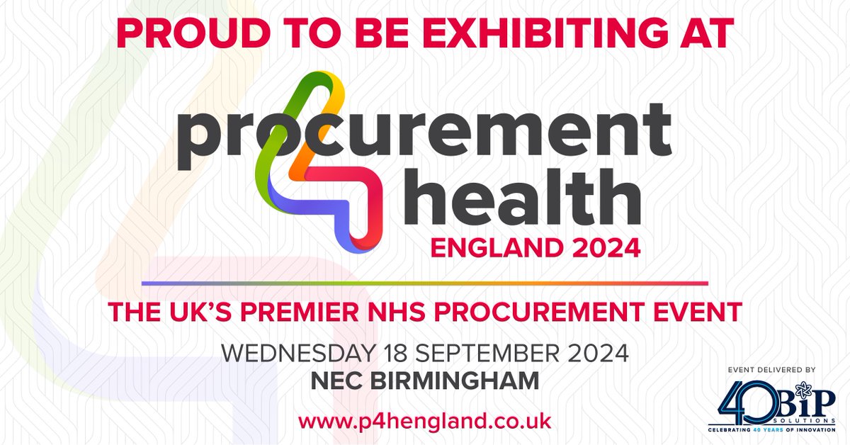 MgcMedical's tweet photo. We're looking forward to being part of the #P4HEngland event next month - Come and see us on stand #68 https://t.co/oi7zM8u7dO