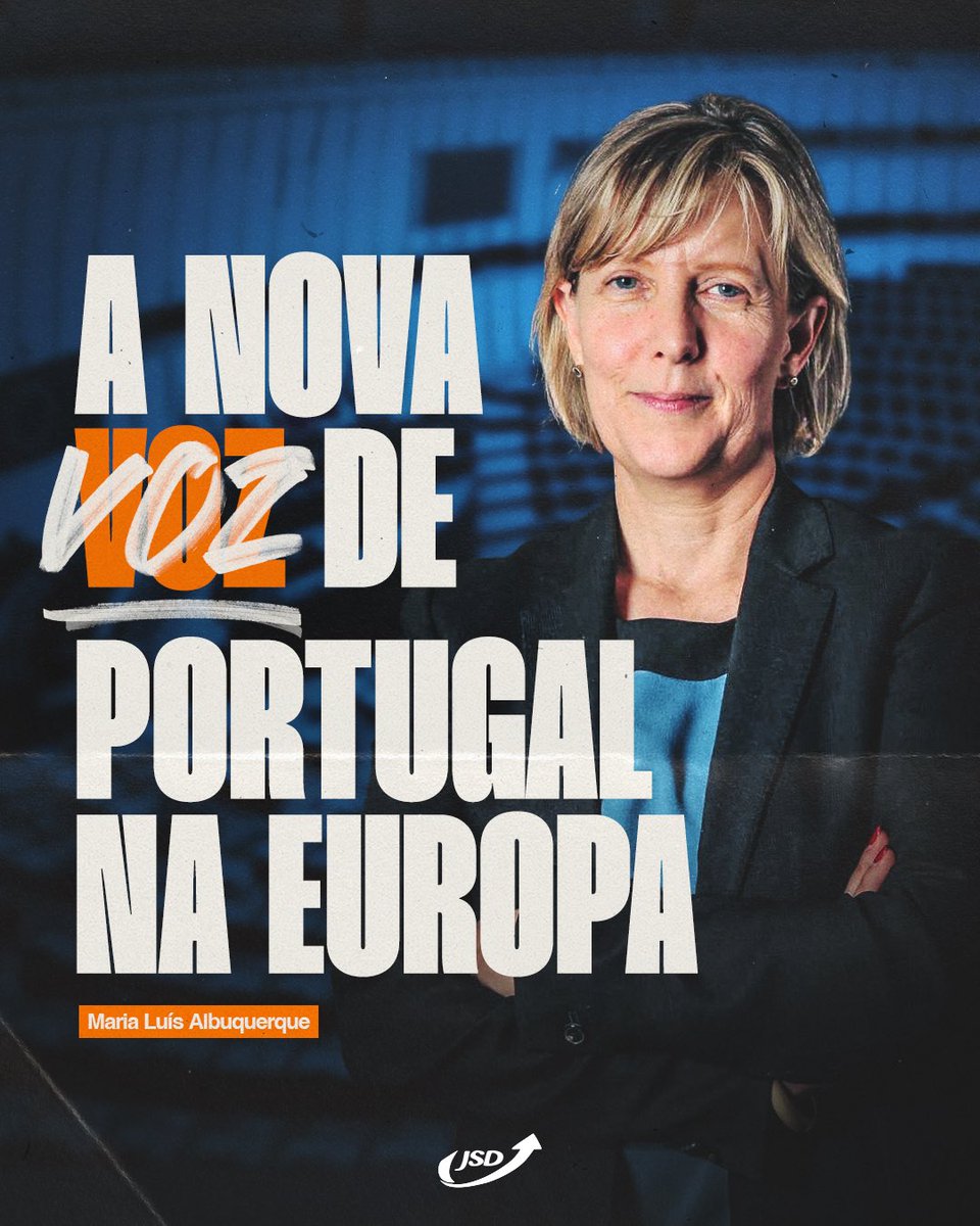 🇪🇺 É com grande entusiasmo que anunciamos a  nomeação de Maria Luís Albuquerque como próxima Comissária Europeia!

🍊 Esta nomeação representa um passo em frente para todos os jovens que acreditam numa Europa mais inclusiva e promissora.