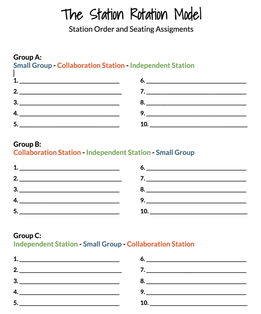 The Station Rotation Model Tip #1: Maximize Learning and Minimize Distractions with Assigned Seats

👉🏻 bit.ly/3URY5QT

#EdChat #EduChat #EduTwitter #EdTech #StationRotation #Education #StudentLed