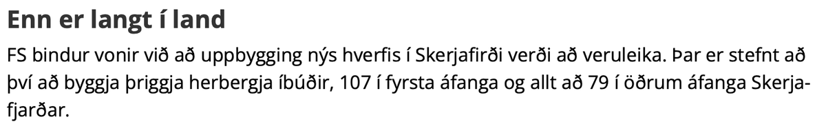 Íbúðir fyrir stúdenta og almenna kaupendur gætu þegar verið risnar í Nýja Skerjó ef ríkisstjórnin væri ekki svona lafhrædd við nokkra freka flugmenn. Hundruð stúdenta og fyrstu kaupenda væru flutt inn í æðislegt hverfi rétt við Nauthólsvík, háskólana, Ægisíðuna og miðbæinn.