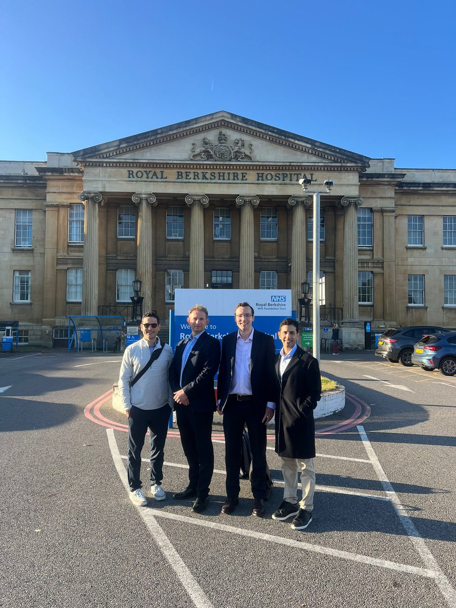 #ahsbhstravellingfellowship
A lovely sunny start to a day in theatre at Royal Berkshire. Excited about a day of hip preservation surgery with <a href="/HipSoc/">The Hip Society</a> <a href="/BritishHip/">British Hip Society</a>