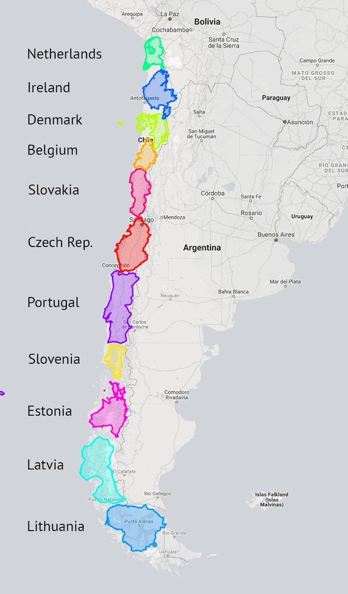 theepicmap's tweet photo. 14. How long is Chile? https://t.co/36KLjKxPc2