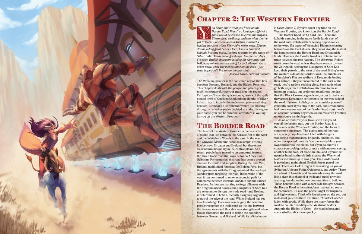 visionarypnd's tweet photo. Only a few weeks remain until Frontiers of #Eberron: #Quickstone by @HellcowKeith and @ilgingell launches on @dms_guild #DMsGuild and @roll20app launching print-on-demand, PDF, and #Roll20!

Art by @TakaiArt! https://t.co/kbaGsyU5PK