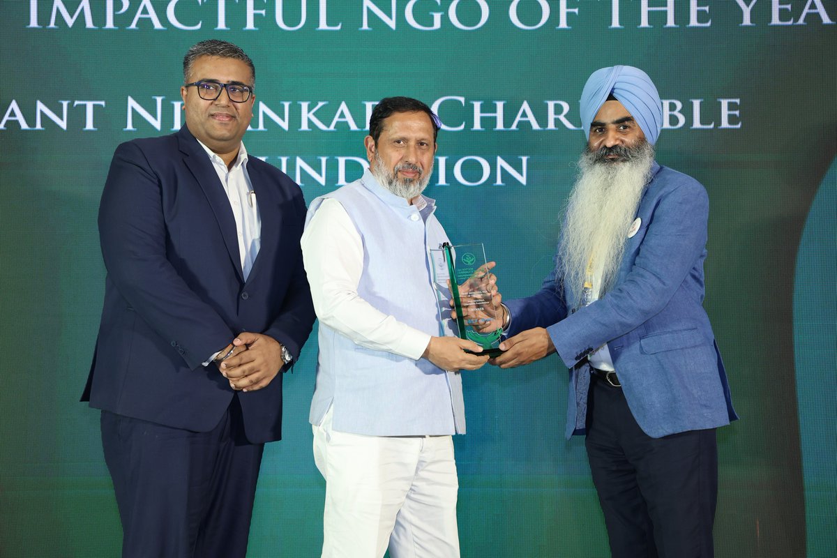 sncfoundation's tweet image. The Sant Nirankari Charitable Foundation being awarded the &apos;Most Impactful NGO of the Year&apos; by @ubsforums at the 11th Edition of the CSR Summit &amp;amp; Awards is a significant achievement.

The award ceremony, held at Vivanta in Dwarka, Delhi on August 28, 2024, was undoubtedly a proud…