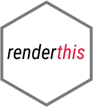 [PAQUETE 📦] - Si sos fan de armar presentaciones en R con {xaringan}, tenes que pasar a visitar al paquete {renderthis}, con quien vas a poder exportar tu trabajo a pdf, html, pptx y más! 
 
🌐 jhelvy.github.io/renderthis/
✍🏼 <a href="/JohnHelveston/">John</a> | <a href="/grrrck/">garrick aden-buie</a> 
 
#RStats #RStatsES #Rtips