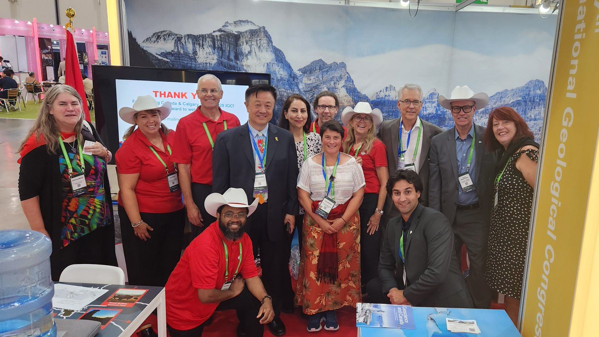 igc2028canada's tweet image. 🎇🎆🎉🇨🇦 WE DID IT!! Team CANADA won the bid and will host the next 38th International Geological Congress in CALGARY. YAHOOOO!!!

Thank you! Great job everyone!!

See you all in Calgary in 2028!!!!

#IGC2028CanadaBid #IGC2024 #GeosciencesForHumanity 
#IGC2028Canada