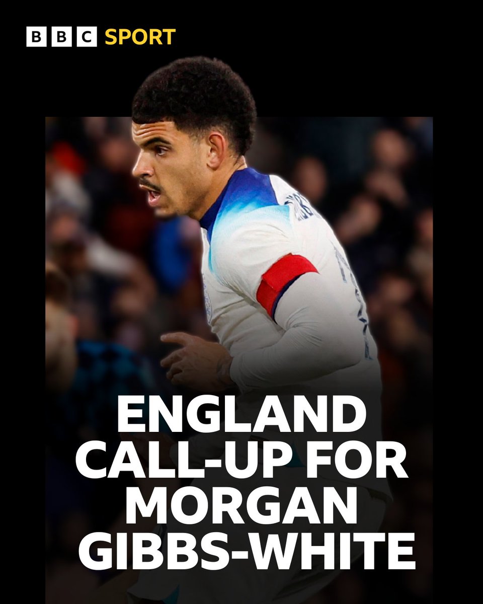 #nffc midfielder Morgan Gibbs-White included in Lee Carsley's senior England squad to face Republic of Ireland and Finland.
He's the first Forest player to get an England call-up since Stuart Pearce in 1997.