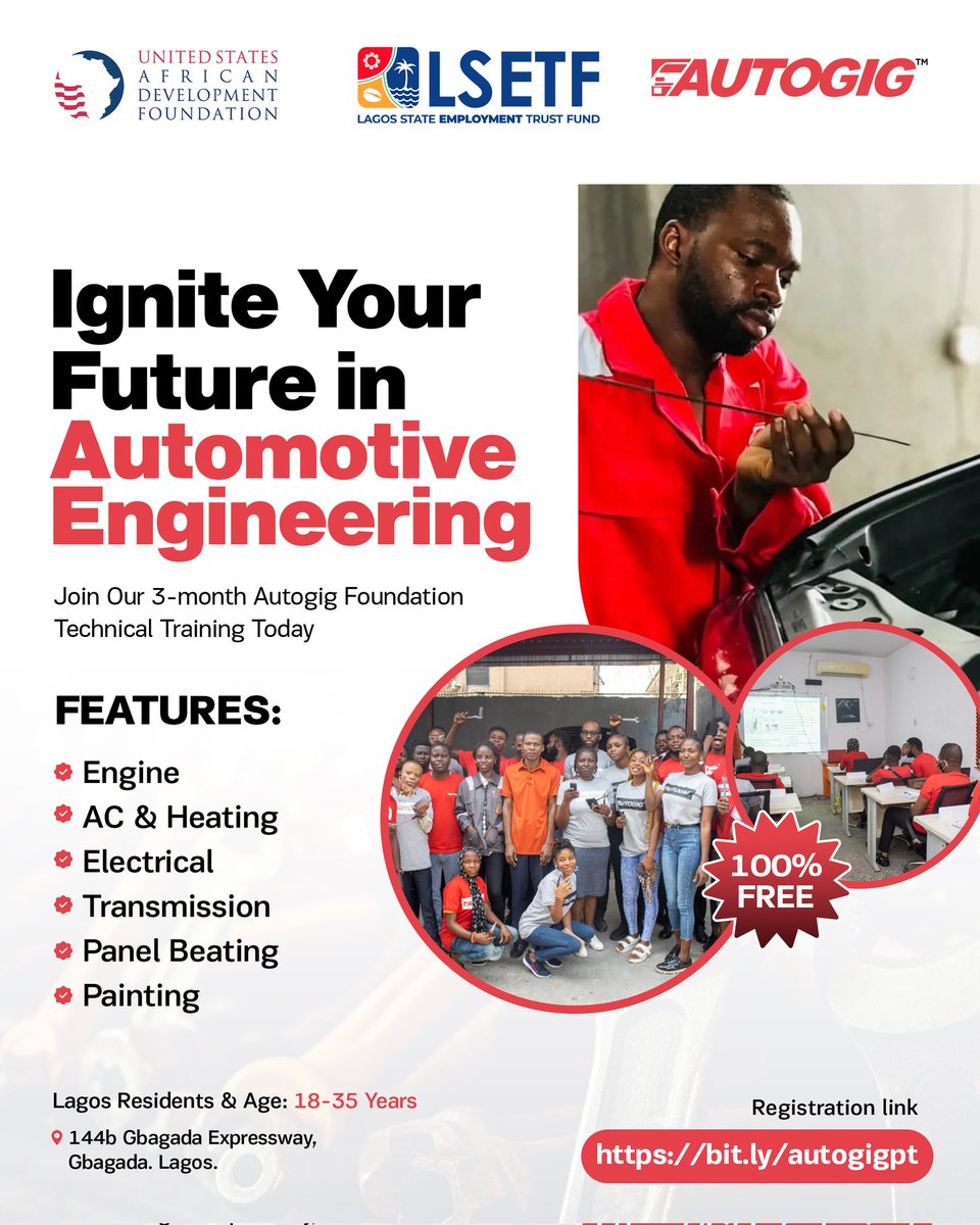 Launch your career into the Automotive Industry Today!
Don't miss out on this great opportunity