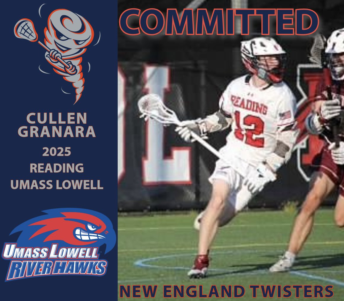 New England Twisters (@netwisters) on Twitter photo Congratulations to 2025 Cullen Granara (Reading) on his commitment to UMass Lowell!
<a href="/LacrosseRockets/">RocketsLacrosse</a> <a href="/ReadingYouthLax/">ReadingYouthLacrosse</a> <a href="/RiverHawkMLax/">UMass Lowell Men’s Lacrosse</a> <a href="/bostonlaxnet/">BostonLax</a> <a href="/NELaxJournal/">New England Lacrosse Journal</a> <a href="/ILPreps/">ILPreps</a> Congratulations to 2025 Cullen Granara (Reading) on his commitment to UMass Lowell!
<a href="/LacrosseRockets/">RocketsLacrosse</a> <a href="/ReadingYouthLax/">ReadingYouthLacrosse</a> <a href="/RiverHawkMLax/">UMass Lowell Men’s Lacrosse</a> <a href="/bostonlaxnet/">BostonLax</a> <a href="/NELaxJournal/">New England Lacrosse Journal</a> <a href="/ILPreps/">ILPreps</a>