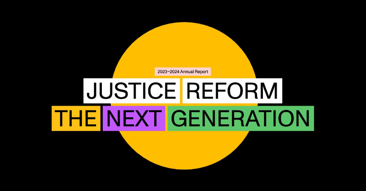 thejusttrust's tweet image. We’re proud to share our 2023-2024 annual report. We’ve been working to hard to ensure that the justice reform field can meet any moment, and has the tools and strategies needed to adapt and respond to needs in real-time.
See what we’ve been up to: bit.ly/4dBVilR