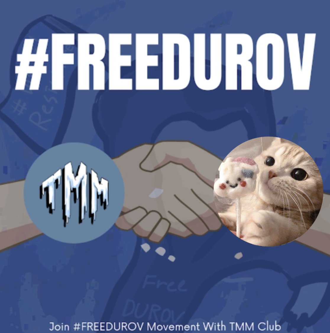 AKAKAY04's tweet photo. 💎#FREEDUROV 

NFT Collection  #FREEDUROV NFT（免费mint）  关注
@tmm_club
@akakay04

是TON Market Maker Club“反叛狗”题材的项目 总量2222 freemint

( 点赞 转发 即可） 
#FREEDUROV https://t.co/AK2678JmEK