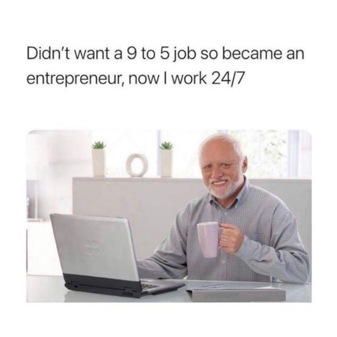 LauraBFortgang's tweet image. Which one&apos;s your favorite? 😅

Tell us below, and send to a friend who gets it!

#coachlife #entrepreneurhumor #businessmemes #startuplife #smallbusinessowner #entrepreneurmindset #coachinglife #businessowner #entrepreneurlife #worklifebalance #hustlehumor #solopreneur