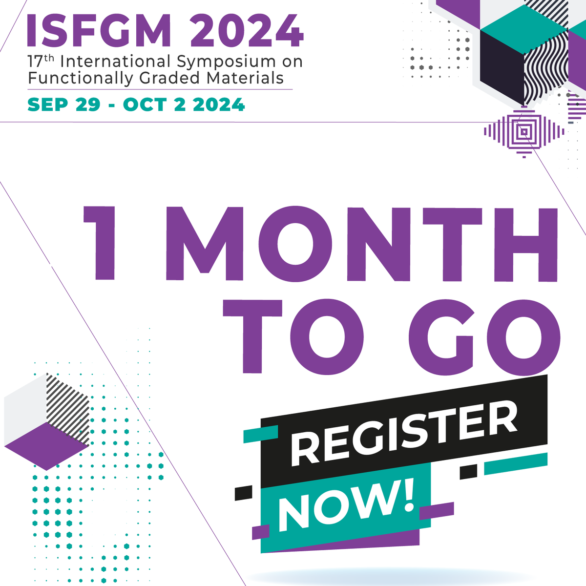 INLnano's tweet photo. Mark your calendars & get ready for an unforgettable experience at #ISFGM2024! Don't miss this opportunity to be part of a unique event dedicated to the advancement of Functionally Graded #Materials. Register: https://t.co/TJ0fsmqOF7
#inlnano #conference #portugaL #FGMs https://t.co/e1vK6fYFdR