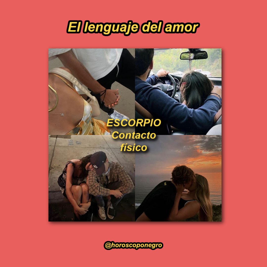 Nombra una demostración de amor muy Escorpio 💓