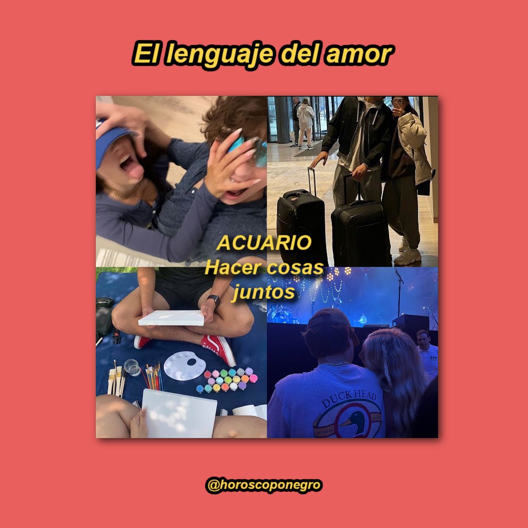 Nombra una demostración de amor muy Acuario 💓