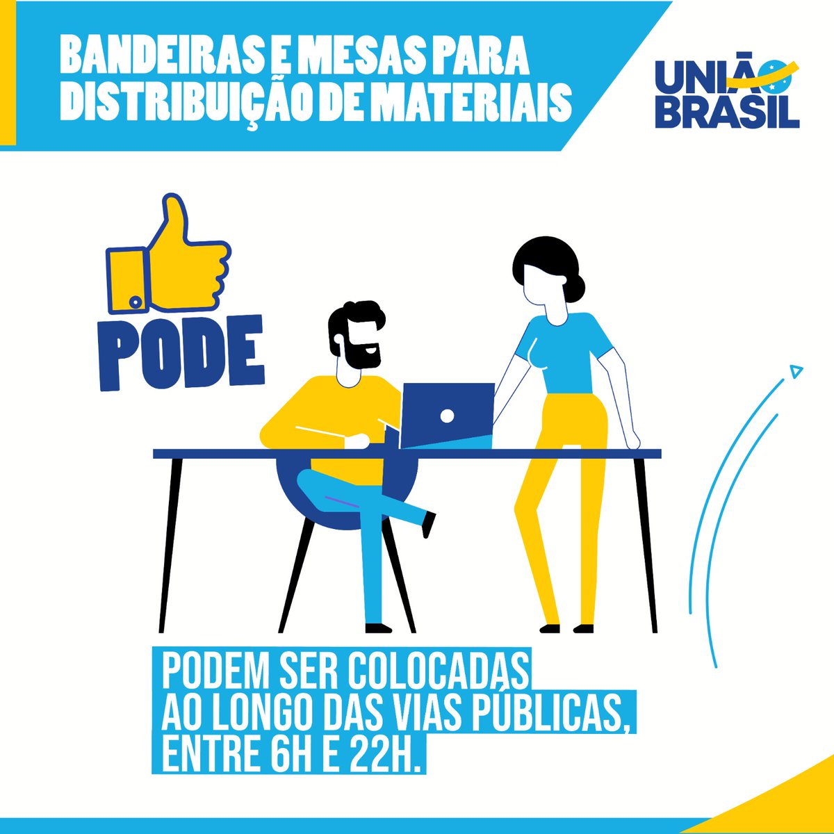 uniaobrasil44's tweet image. SE LIGA NAS REGRAS!

Nessas Eleições 2024, o #ModoUnião aposta em candidatos que agem de forma correta, seguindo as regras estabelecidas pelo Tribunal Superior Eleitoral (TSE).

➡️ Salve o post e envie para seus amigos, toda ajuda conta! 💙💛

#UniãoBrasil #PodeOuNãoPode #TSE