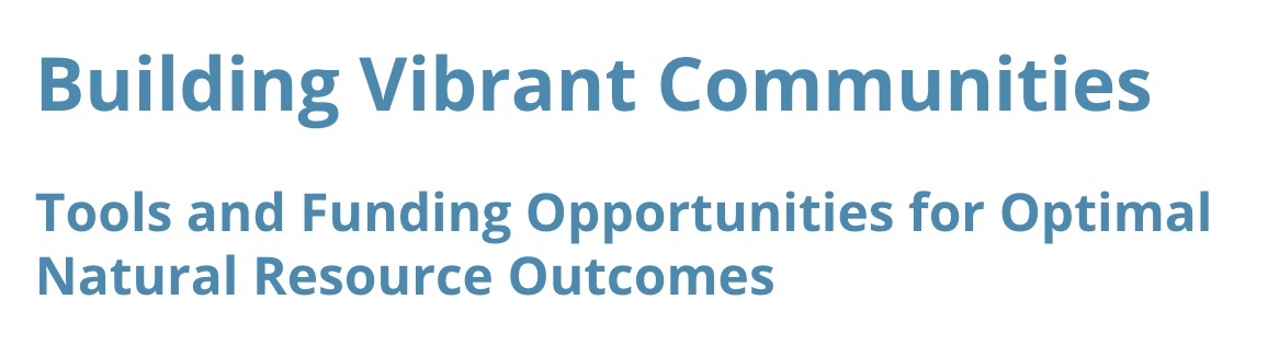 Allegheny County Conservation District, Partners Host 5-Part Building Vibrant Communities Workshops Starting Sept. 24  [PaEN]   tinyurl.com/mujt76b9