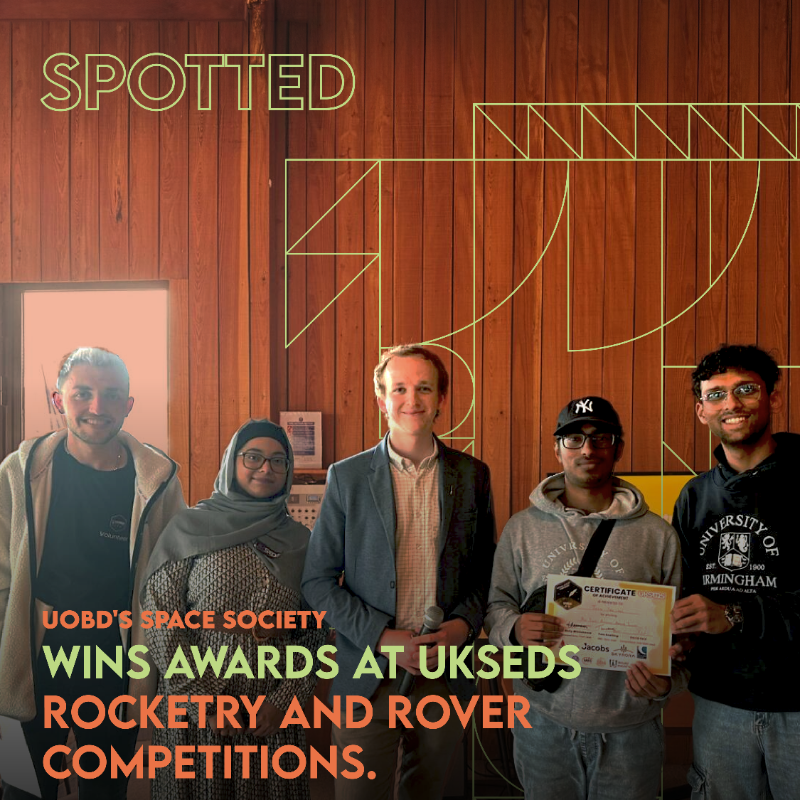 DIAC_Community's tweet photo. The students of @birminghamdubai's space society are soaring with their recent wins at the @UKSEDS National Rocketry Championship, creating rockets from scratch inspired by the UAE's successful space missions.

#DubaiInternationalAcademicCity