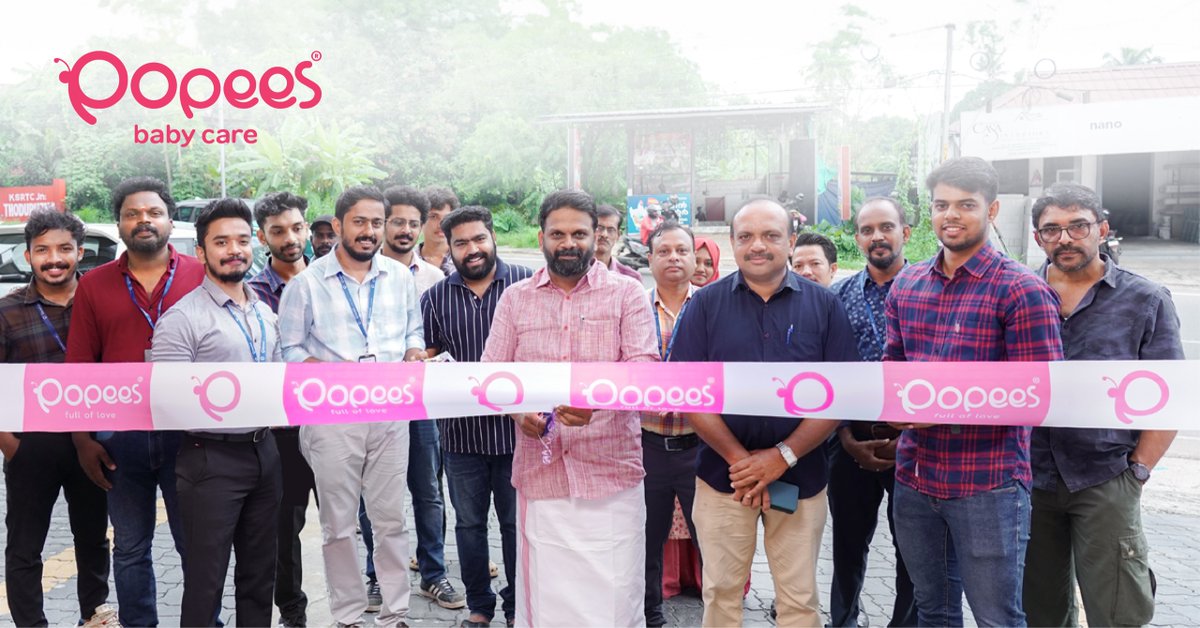 popeesgroup's tweet photo. P for Perumbavoor, P for Purchasing Time! 
Popees is now open in Perumbavoor. 

Come visit us and explore our amazing collections now! 

#popeesbabycare #babycare #Proudmoment #milestoneachieved #babyproducts #parenting #carewithlove #foryourlittleones #trustedbyparents https://t.co/Cp85ACaAru