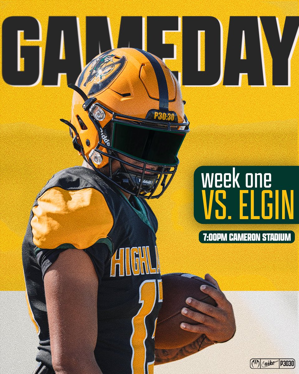 MacHighlanders's tweet photo. Season is here! We take on Elgin under the lights at Cameron Stadium! Students make sure to have your IDs! If you can’t make it make sure to catch all the action on @oksportsnet ! #P3030 https://t.co/OQlX0SARlf