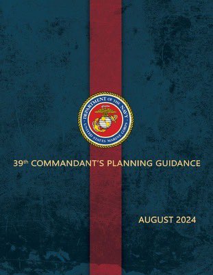 I’ve released my CPG, which outlines my vision for the future. FD continues as we adapt to the changing character of war. The CPG highlights a continuous 3.0 MEU presence, but most important is that it reaffirms our core values as the lynchpin of success.
cmc.marines.mil/cpg