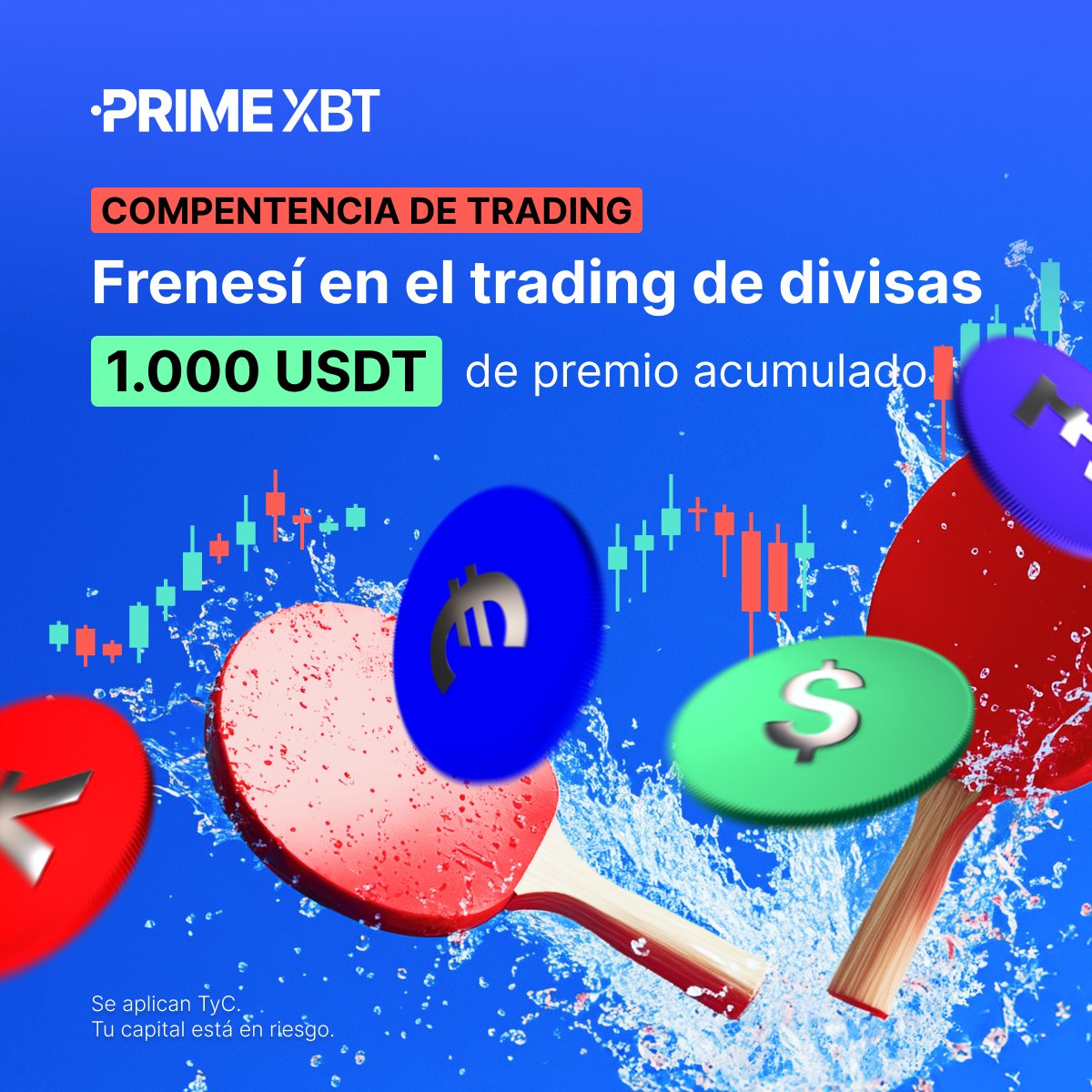 PrimexbtES's tweet photo. 🚀 ¡Enfréntate al mundo del #trading en #Forex y compite por un premio de 1.000$!
Practica nuevas estrategias y demuestra tus habilidades en tu camino hacia la cima de la clasificación.
¿Serás el próximo mejor #trader?
Empieza ahora: https://t.co/OROqH9pA71
#PrimeXBT #tradea https://t.co/HvBtcrY0qs