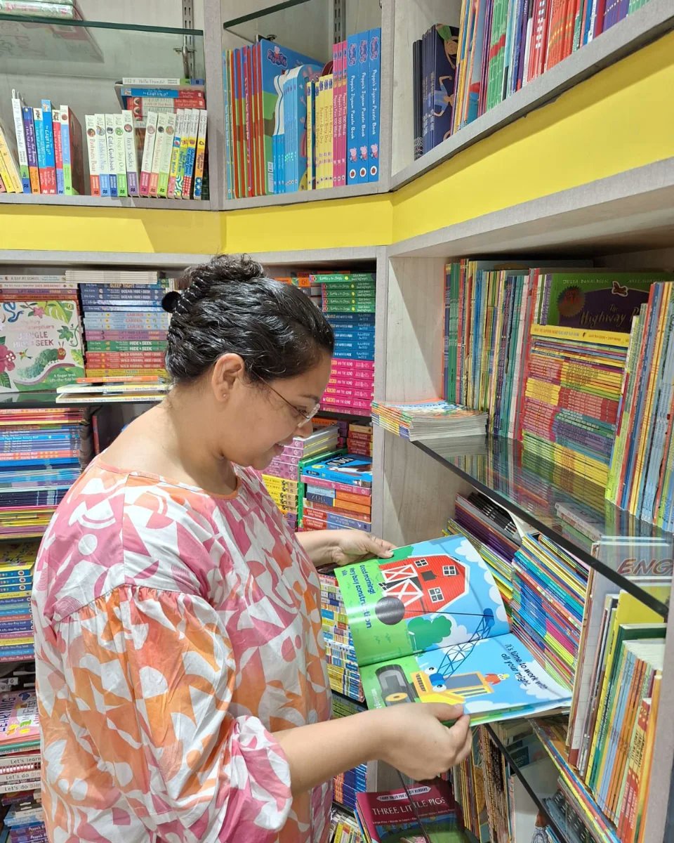 It was moms-day-out at the bookstore today!

Our 3 early morning customers had just dropped off their kids at school and stopped by our store early morning. 

They picked up books, discussed titles, reading habits &amp; more. 

We look forward to meeting the young readers next time!