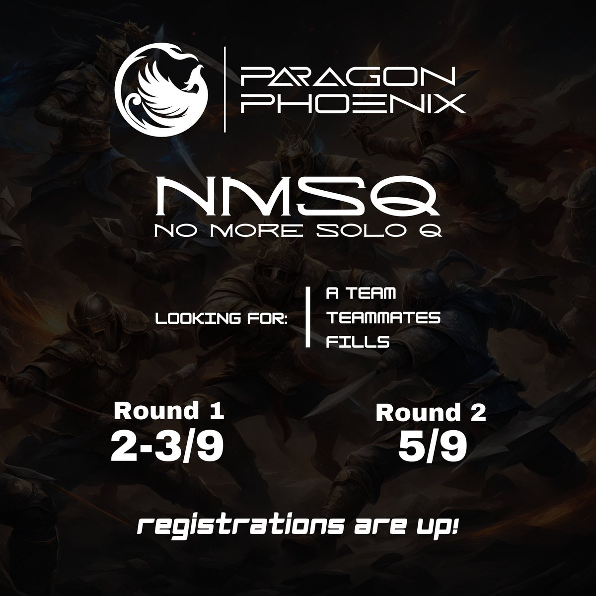 Par_Phoenix's tweet image. Αν ψάχνεις ομάδα, θέλεις να δεις το πως είναι να παίζεις σε ένα οργανωμένο περιβάλλον και να αλλάξεις κάπως καταστάσεις, είναι η ευκαιρία σου. 

linktr.ee/theparagonphoe…