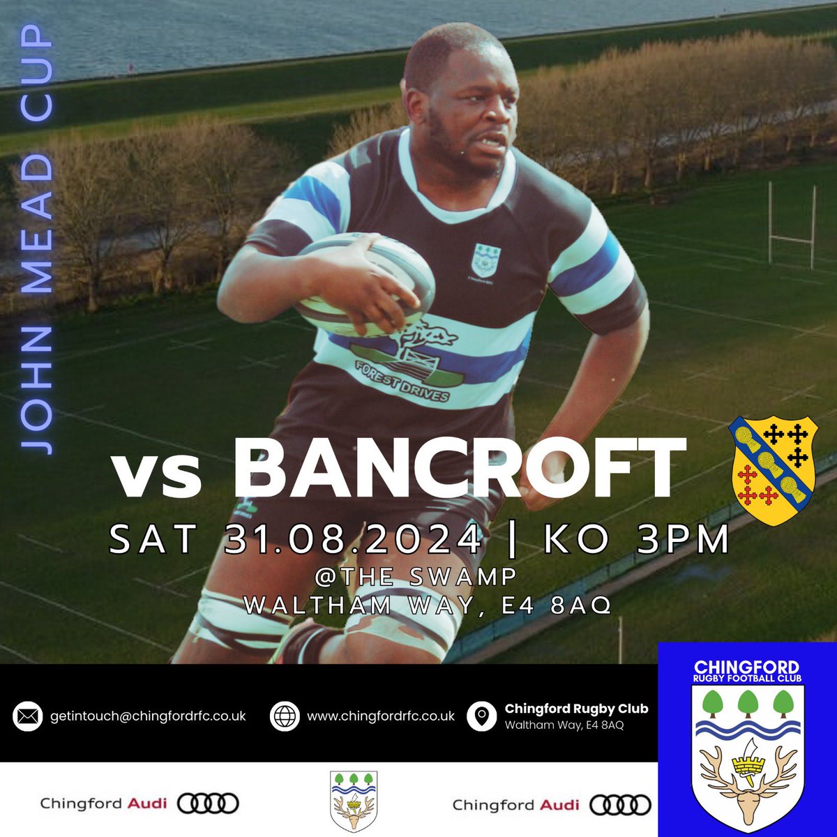Before COVID, Chingford &amp; Bancroft RFC came together annually for a special fixture in honor of Bancroft’s late chairman, John Mead. We’re hopeful this friendly rivalry continues for many more years! Come down, support, and enjoy a beer with us as we keep the spirit alive! 🍻