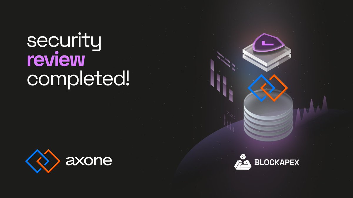 block_apex's tweet image. BlockApex is proud to announce the completion of the Security assessment for @axonexyz!

Built on Cosmos SDK and Tendermint consensus, Axone lets users set on-chain rules, share off-chain resources, and build next-gen applications.

#BlockApex #Axone #Cosmos #SmartContractAudit
