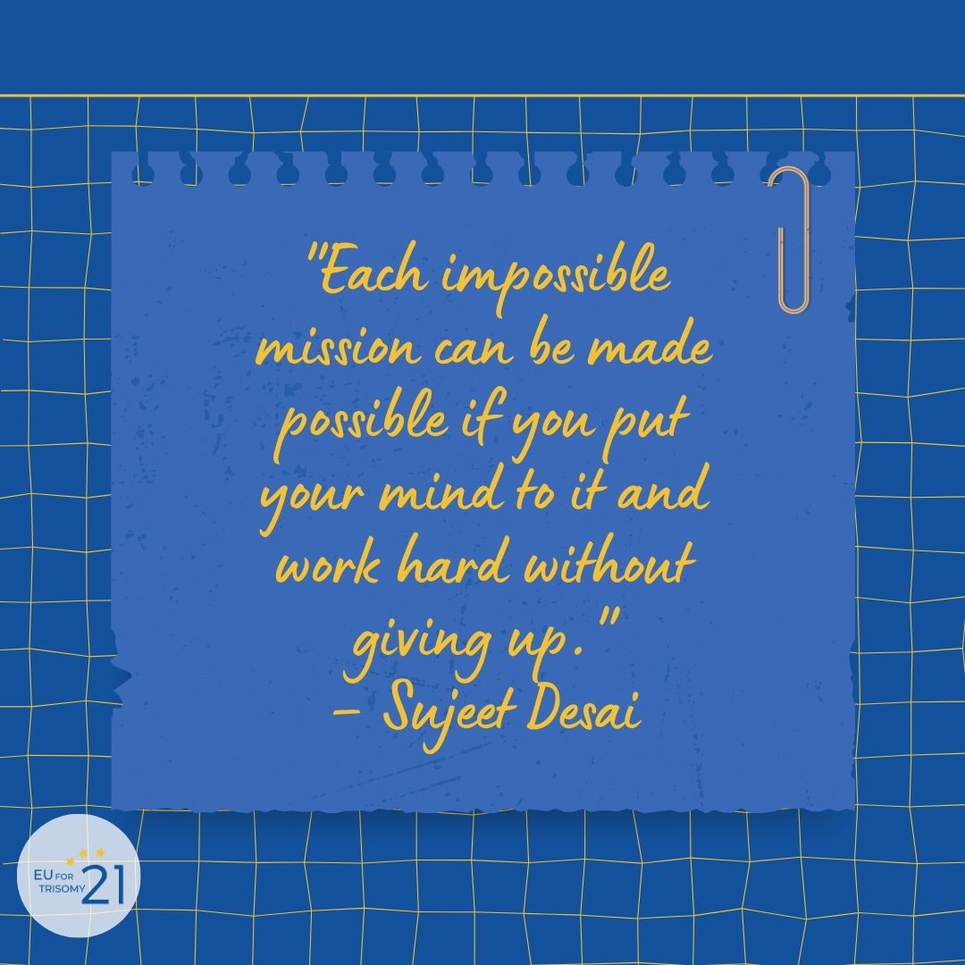 Challenges are just opportunities in disguise. With hard work and perseverance, even the toughest missions become possible. Keep pushing forward! 🌟
#ImpossibleIsNothing #Perseverance #DreamBig #InspirationDaily #KeepGoing #EUForTrisomy21 #DownSyndromeEmpowerment