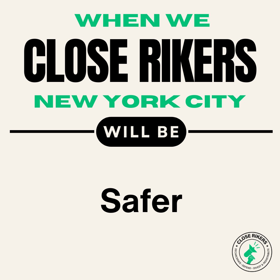 Closing Rikers by August 31, 2027 is the law, and @nycmayor must follow it. New Yorkers need action NOW to invest in real solutions for public safety and erase this stain on our City once and for all. #CloseRikers