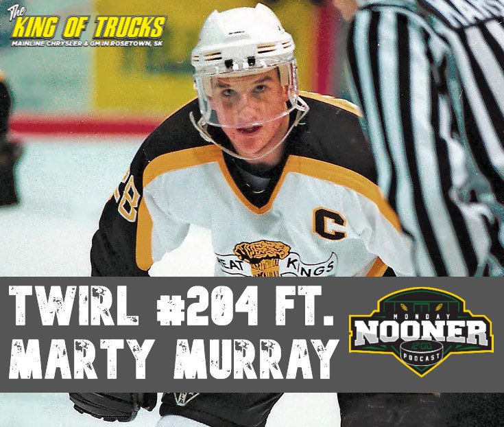Monday Nooner (@mondaynooner) on Twitter photo π¨Twirl #204 ft <a href="/MartyMurray39/">Marty Murray</a>π¨
-Growing up Lyleton, MB
- <a href="/bdnwheatkings/">Brandon Wheat Kings</a> Legend
- 2X World Junior Gold π₯π¨π¦
- 261 <a href="/NHL/">NHL</a> Games
- Multiple seasons in Europe
- Playing Senior Hockey during lockout
- Current Wheat Kings GM & HC
LISTEN: podcasts.apple.com/ca/podcast/monβ¦ π¨Twirl #204 ft <a href="/MartyMurray39/">Marty Murray</a>π¨
-Growing up Lyleton, MB
- <a href="/bdnwheatkings/">Brandon Wheat Kings</a> Legend
- 2X World Junior Gold π₯π¨π¦
- 261 <a href="/NHL/">NHL</a> Games
- Multiple seasons in Europe
- Playing Senior Hockey during lockout
- Current Wheat Kings GM & HC
LISTEN: podcasts.apple.com/ca/podcast/monβ¦