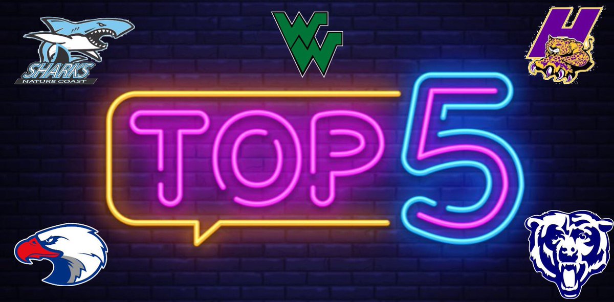 Hernando County Top 5 2024 (Week 2) 

1. Springstead 
2. Nature Coast  
3. Hernando 
4. Weeki Wachee 
5. Central