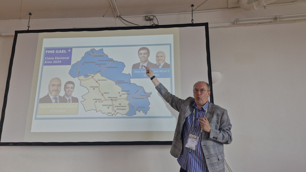 Caoilfhionn D'Arcy (@c_darcy22) on Twitter photo Dr <a href="/AdrianKavanagh/">Adrian Kavanagh</a> presenting Geographies of the 2024 Local Elections...with a surprise inclusion of <a href="/WilliamDurkan/">William Durkan</a> wow wee! Dr <a href="/AdrianKavanagh/">Adrian Kavanagh</a> presenting Geographies of the 2024 Local Elections...with a surprise inclusion of <a href="/WilliamDurkan/">William Durkan</a> wow wee!