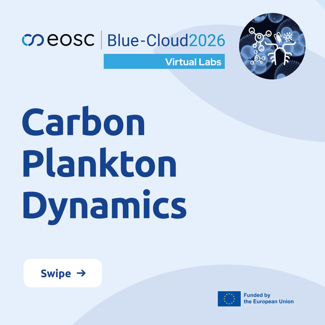 BlueCloudEU's tweet image. 👀 Did you know our #CarbonPlankton dynamics #VLab is transforming #marine ecosystem predictions? By shifting from nitrogen to carbon units, we unlock deeper insights into nutrients, productivity &amp;amp; organic matter flows. 
Learn more with our factsheet! ➡️ shorturl.at/JPfHr